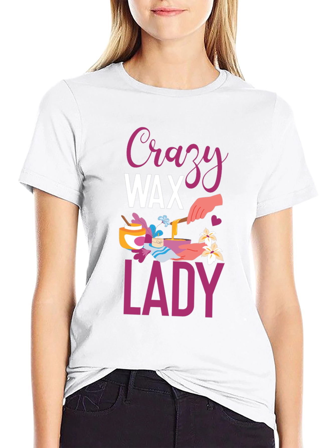 Crazy Wax Lady Graphic Tee