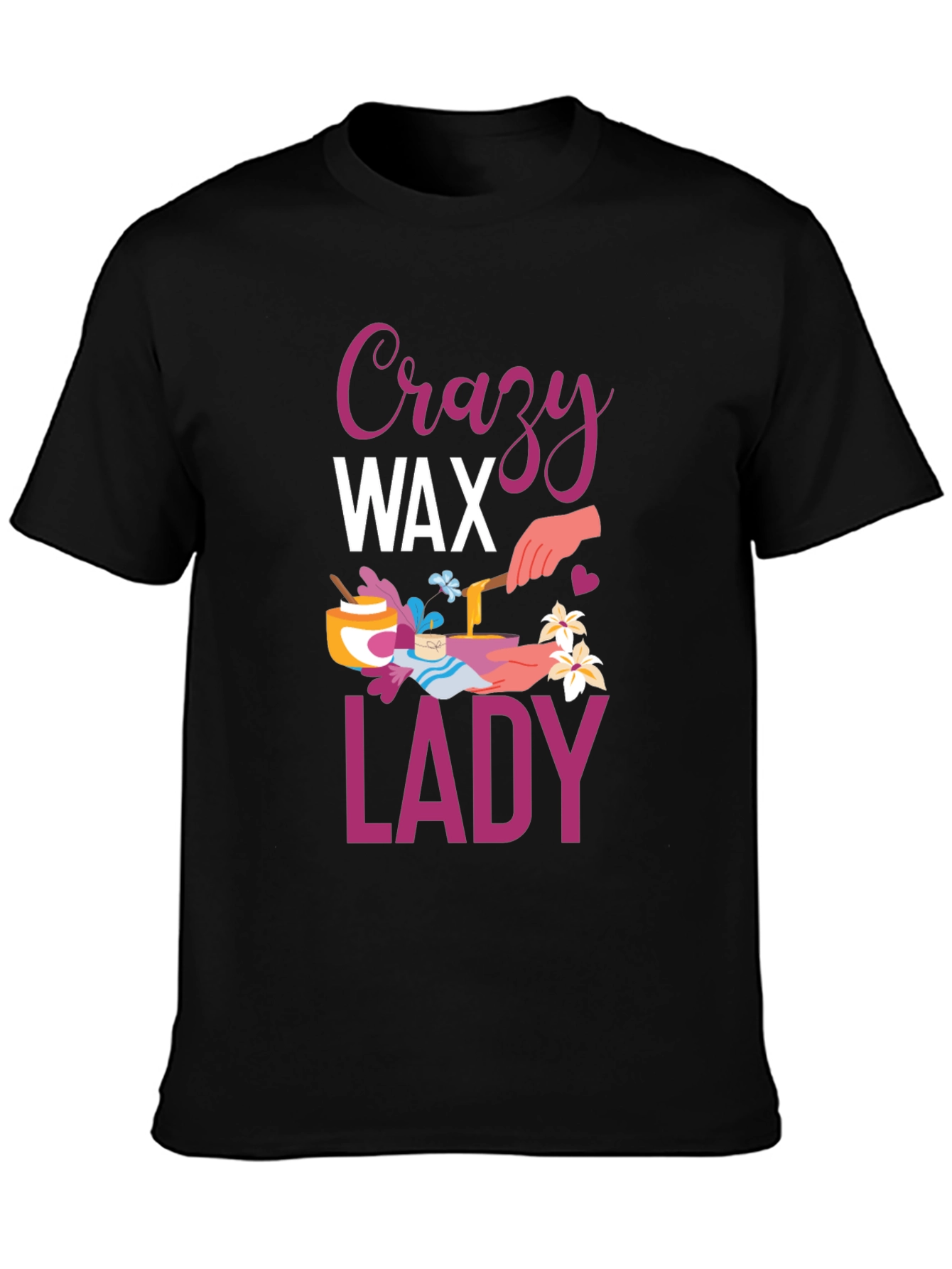 Crazy Wax Lady Graphic Tee