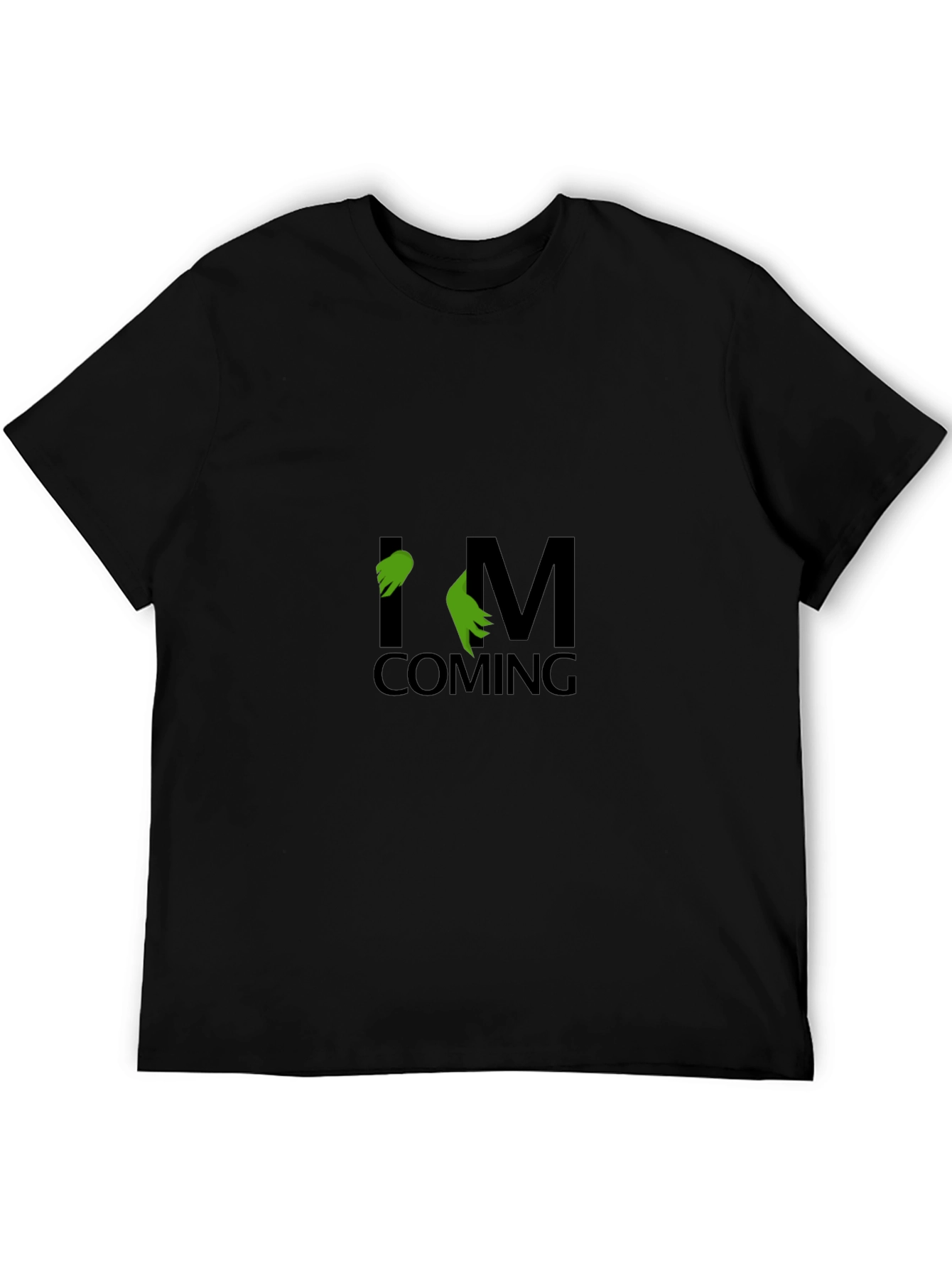 Grinch Im Coming Black T-Shirt