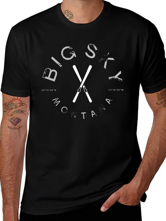 Big Sky Montana Graphic Tee - Black