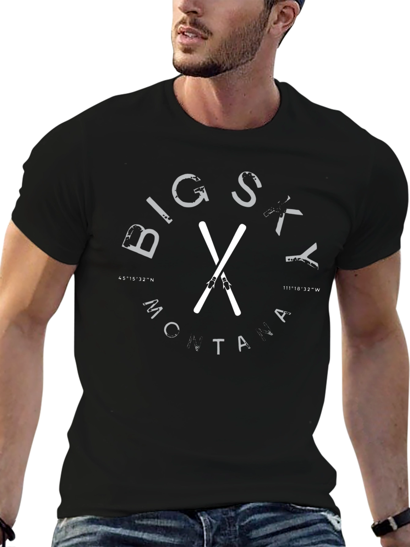 Big Sky Montana Graphic Tee - Black