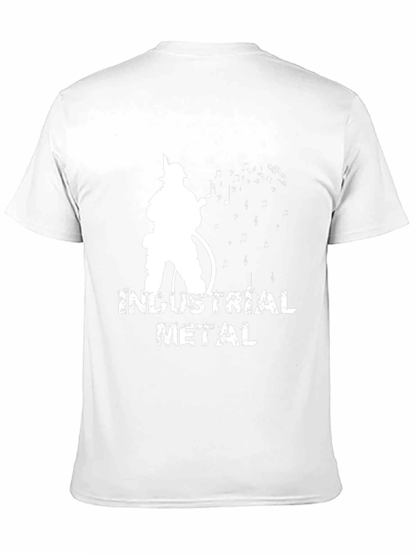 Industrial Metal Firefighter Music Black T-Shirt