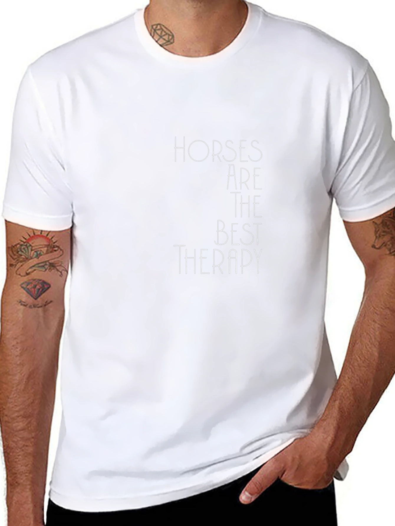 Horses Are The Best Therapy Graphic Tee