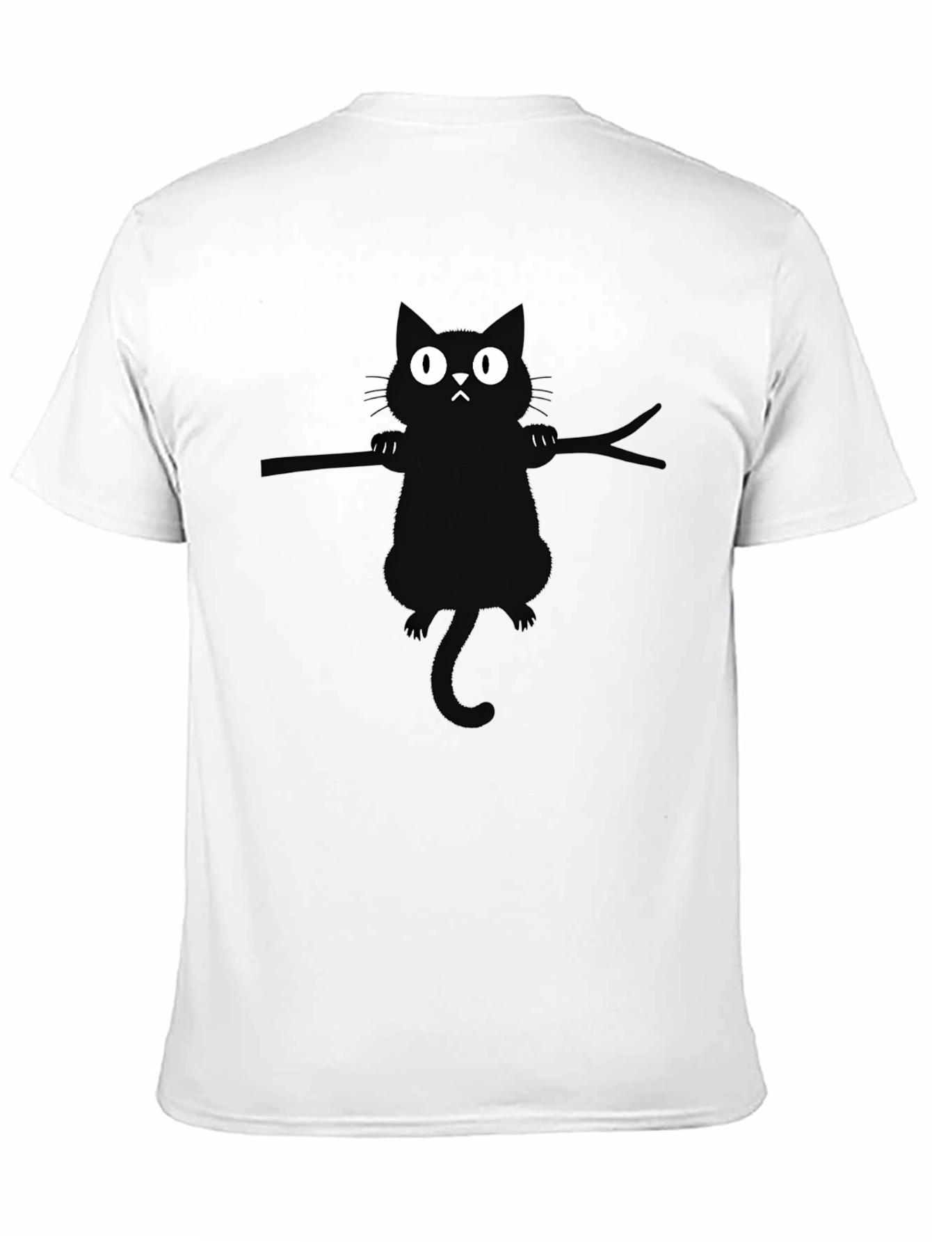 Black Cat Branch Graphic T-Shirt