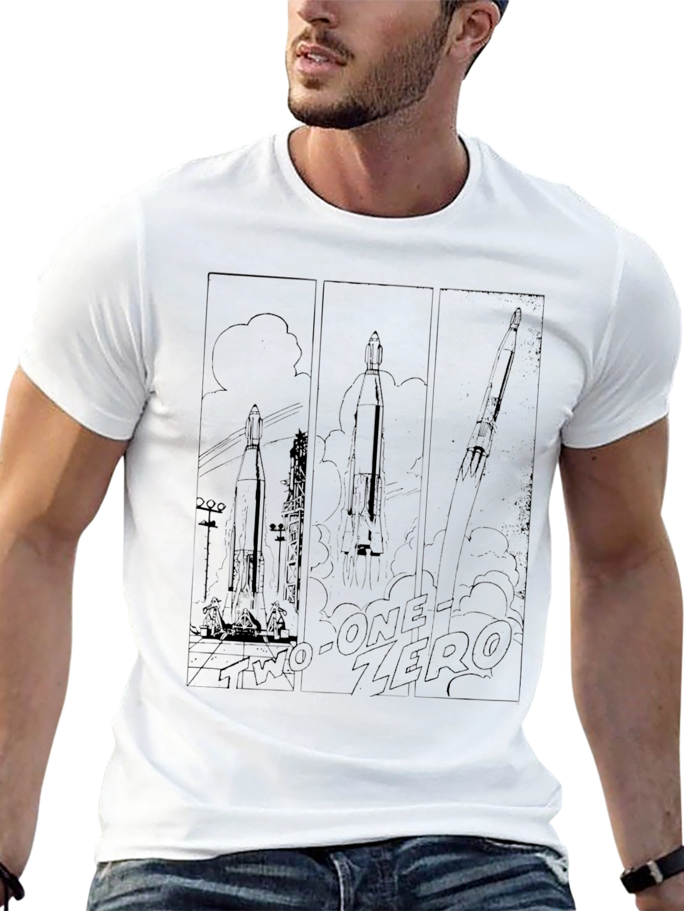 Rocket Launch T-Shirt - Countdown Design