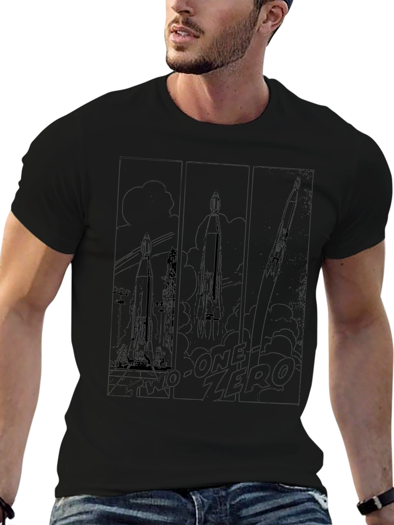 Rocket Launch T-Shirt - Countdown Design