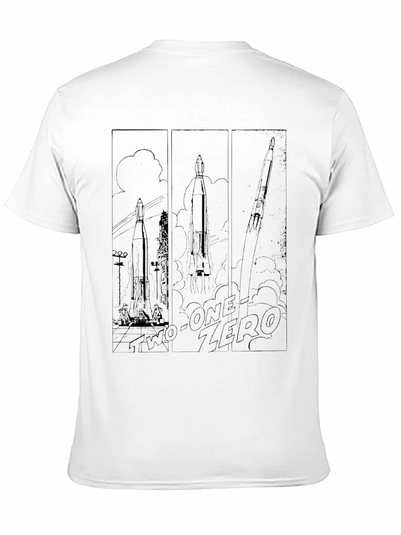 Rocket Launch T-Shirt - Countdown Design