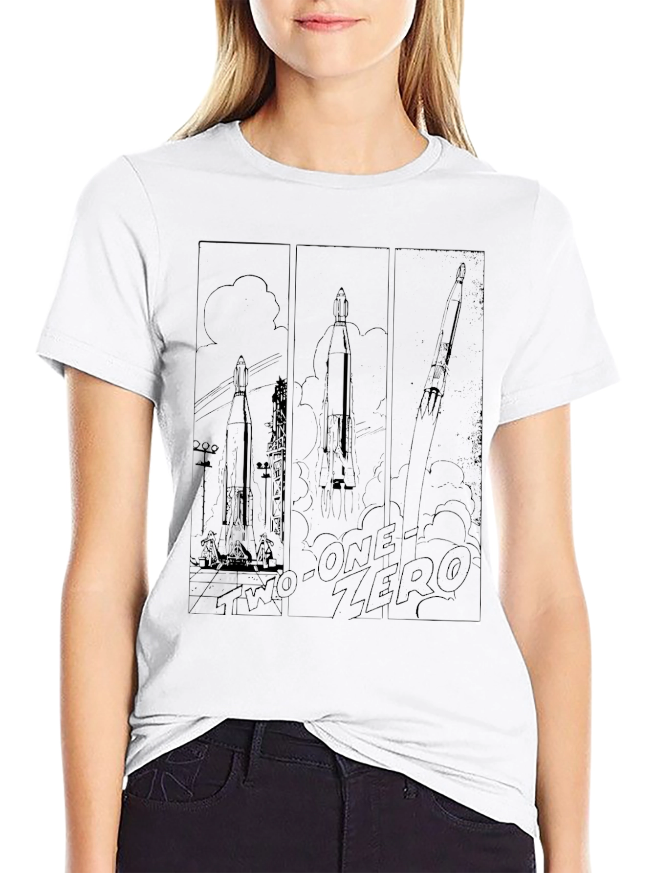 Rocket Launch T-Shirt - Countdown Design