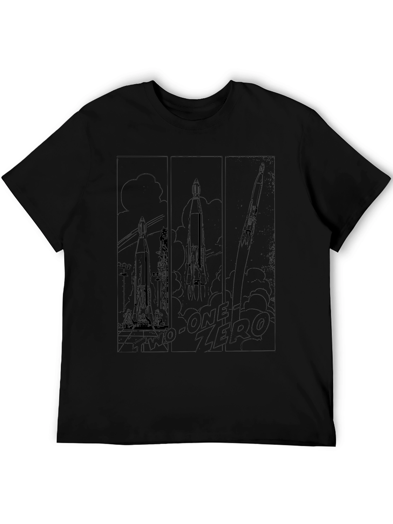 Rocket Launch T-Shirt - Countdown Design