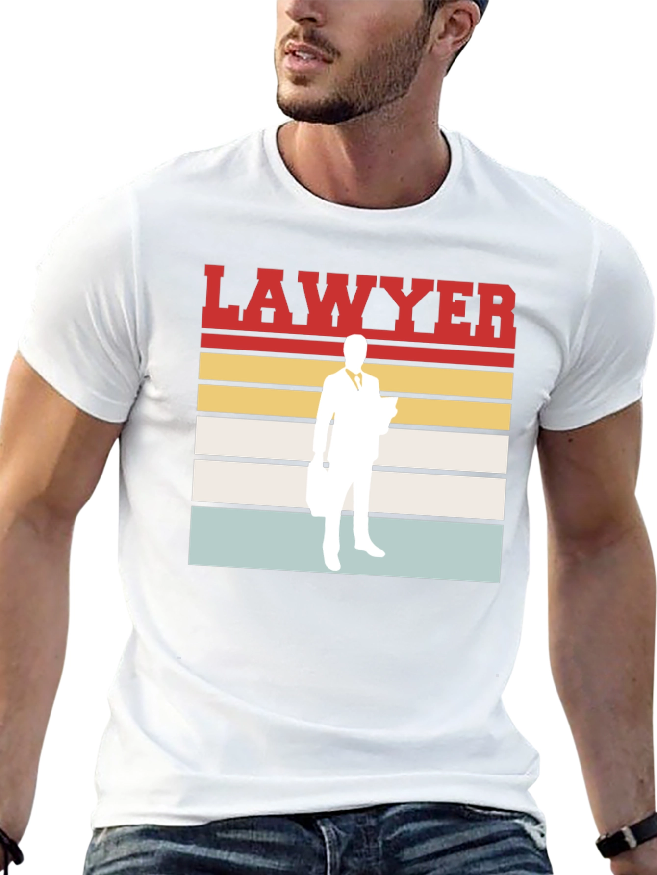 Lawyer Retro T-Shirt - Attorney Profession Tee