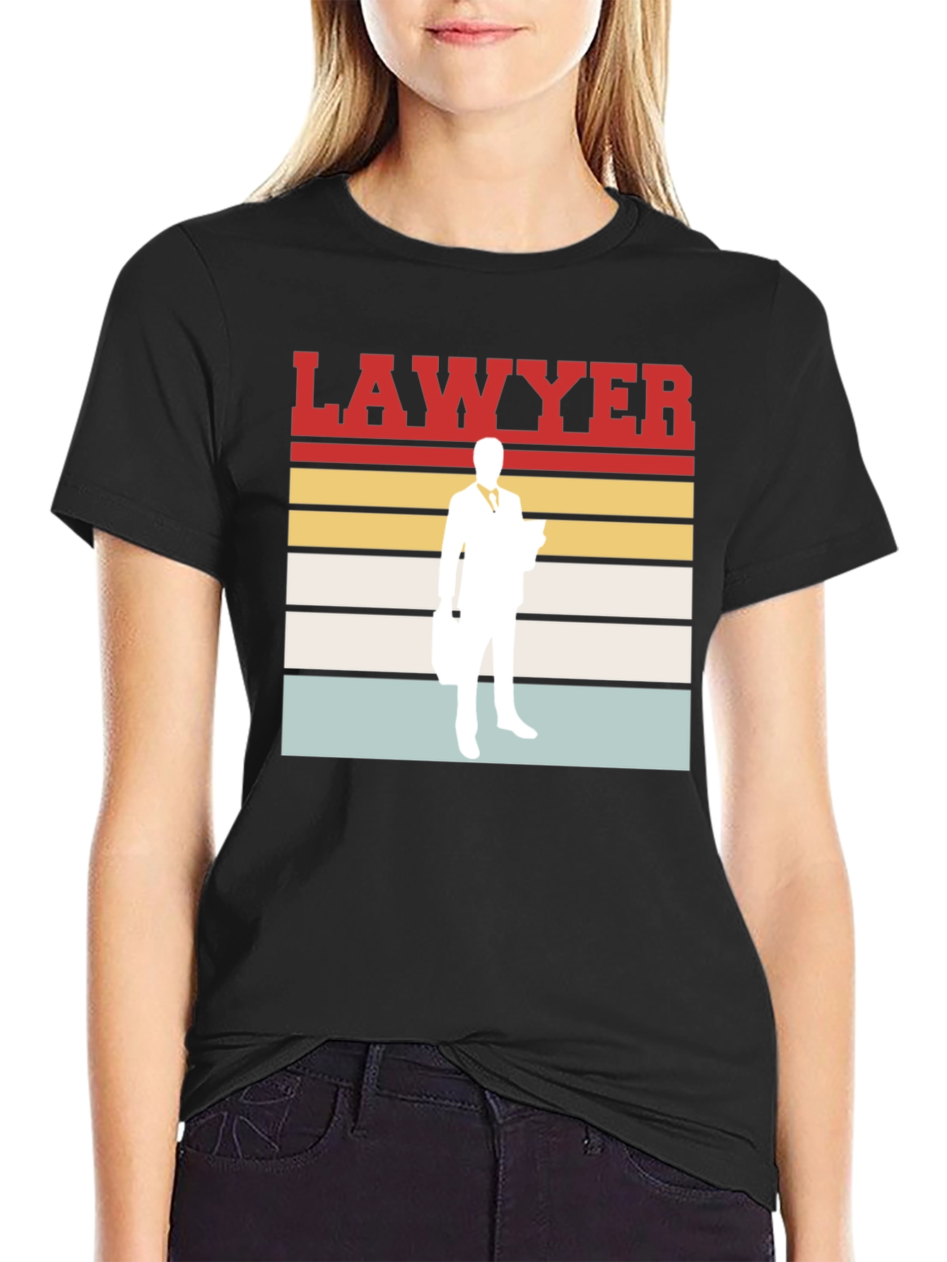 Lawyer Retro T-Shirt - Attorney Profession Tee