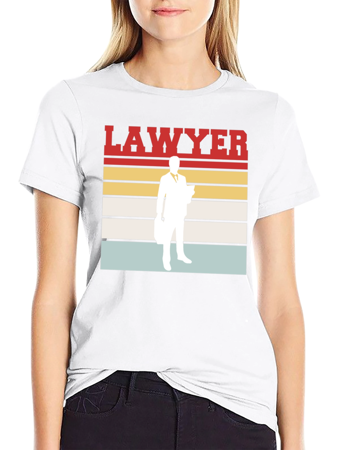 Lawyer Retro T-Shirt - Attorney Profession Tee