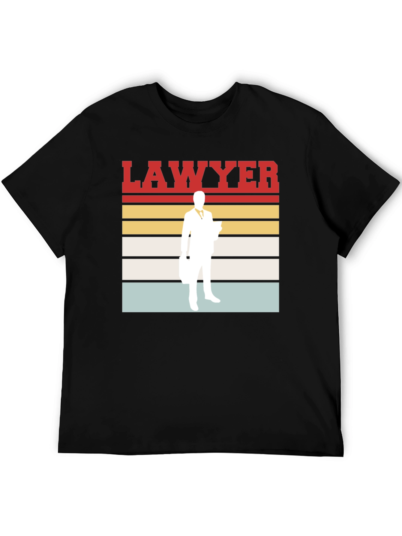 Lawyer Retro T-Shirt - Attorney Profession Tee