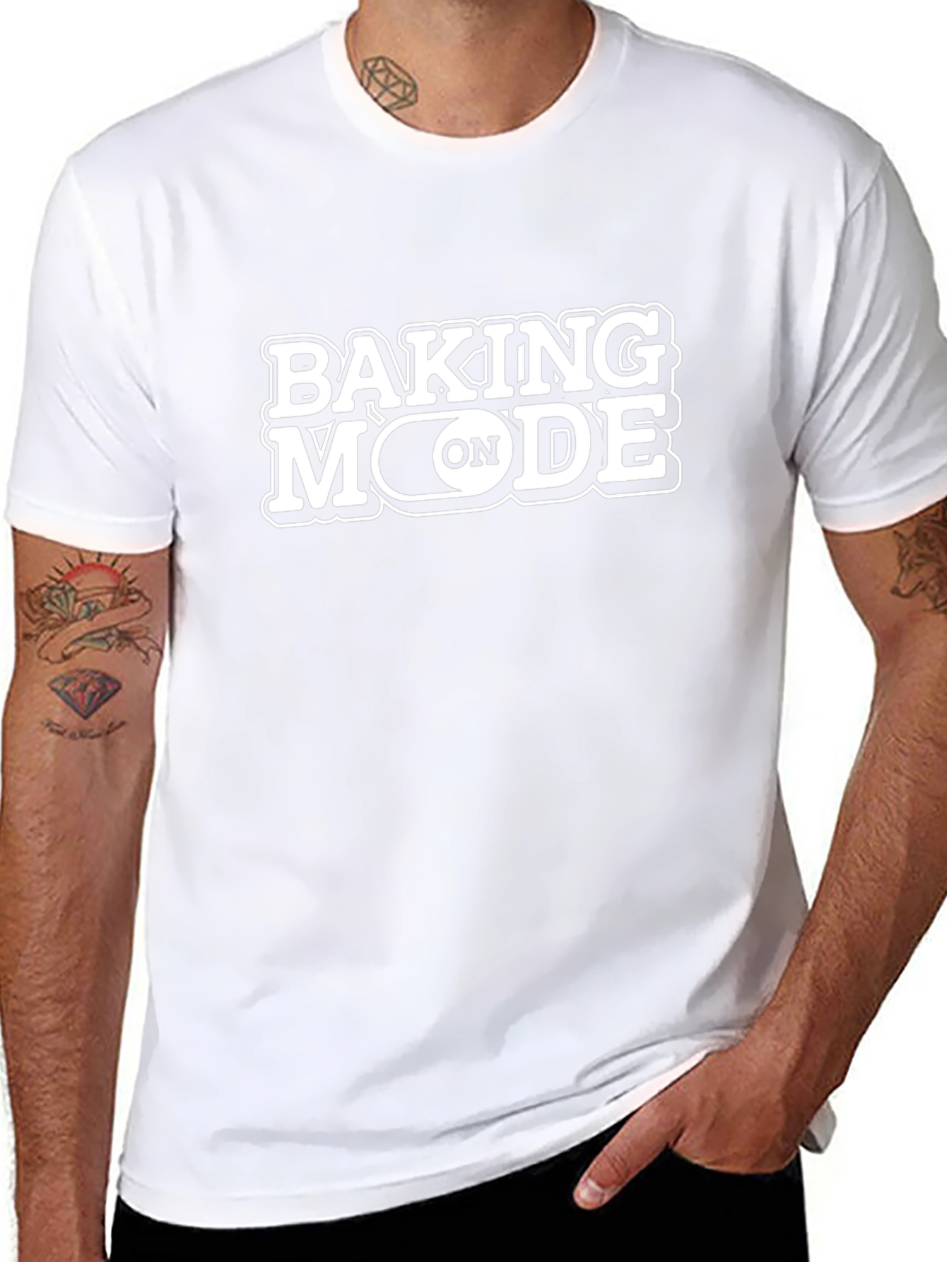 Baking Mode On Black T-Shirt