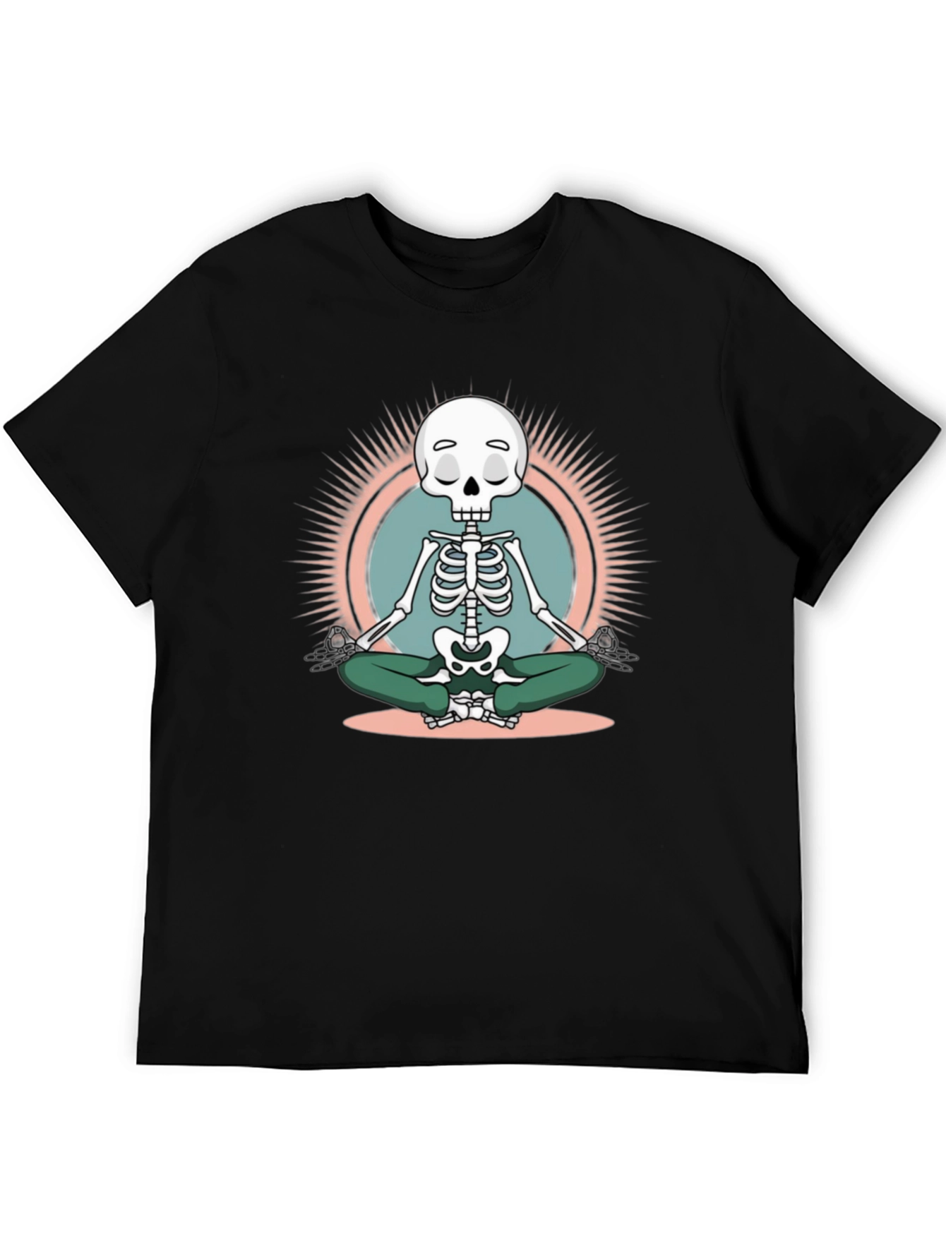 Zen Skeleton Black T-Shirt