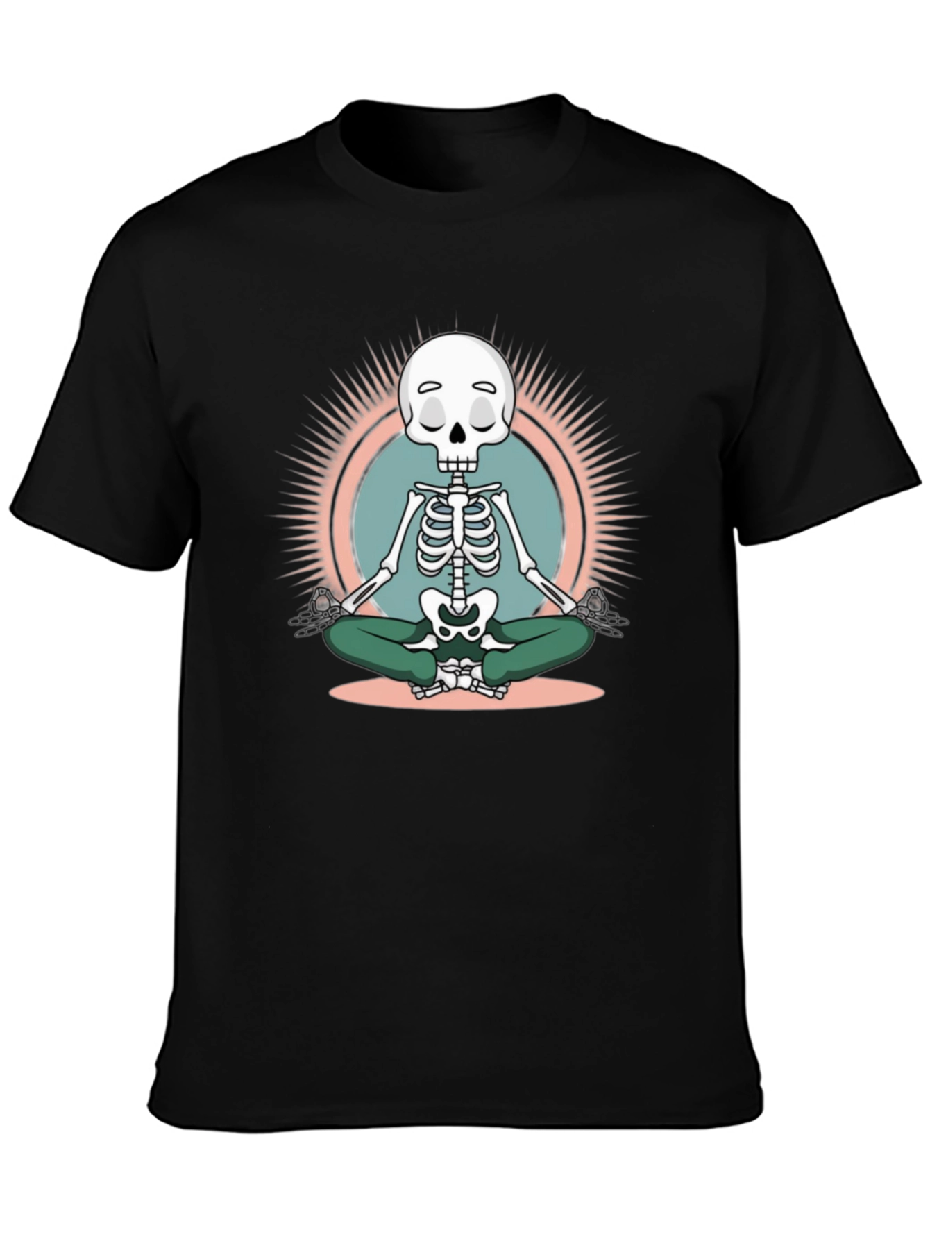 Zen Skeleton Black T-Shirt