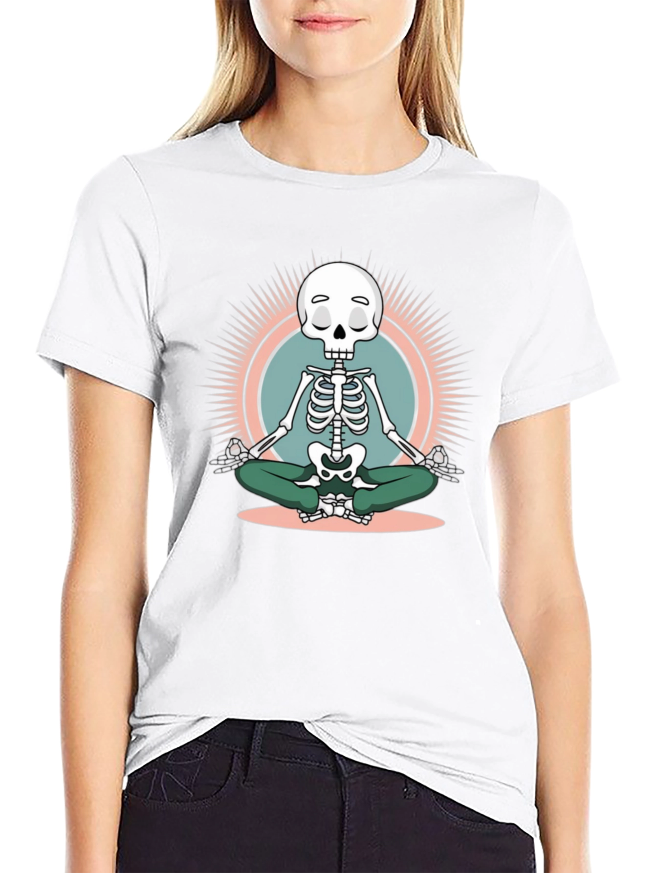 Zen Skeleton Black T-Shirt