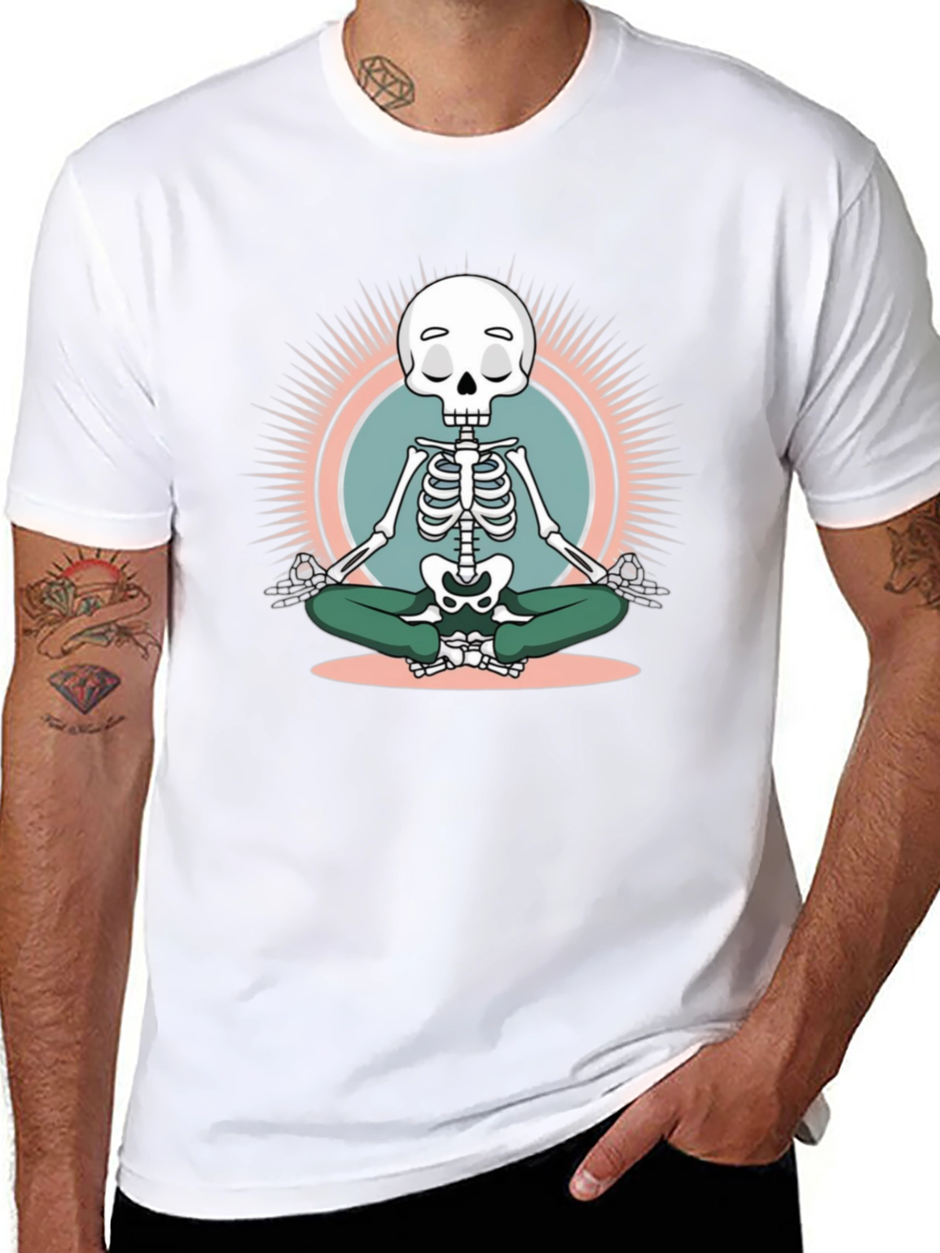 Zen Skeleton Black T-Shirt