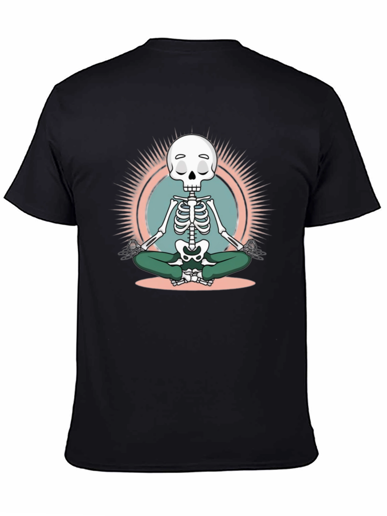 Zen Skeleton Black T-Shirt