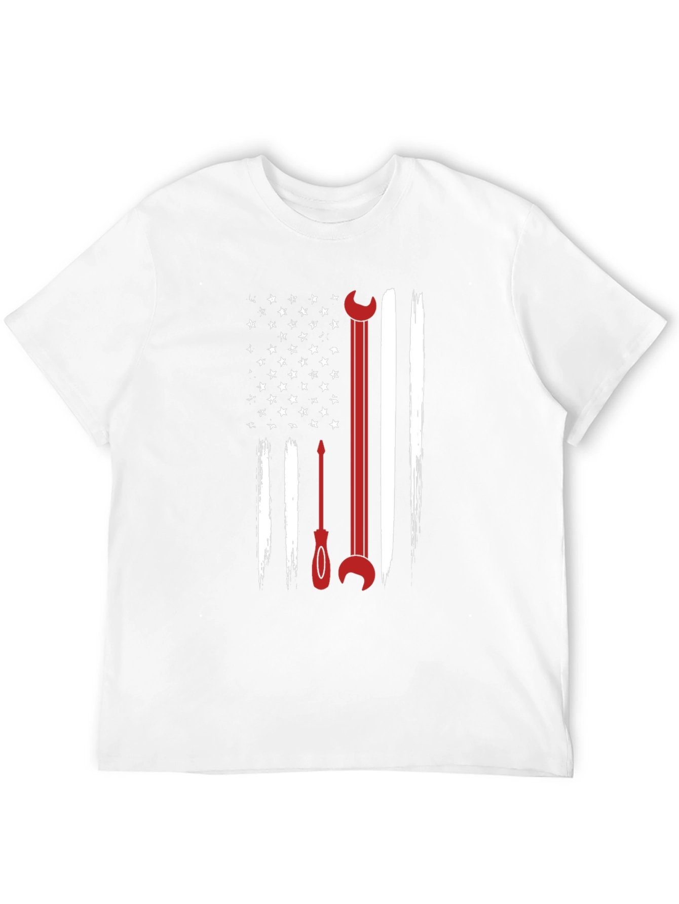 American Flag Mechanic T-Shirt