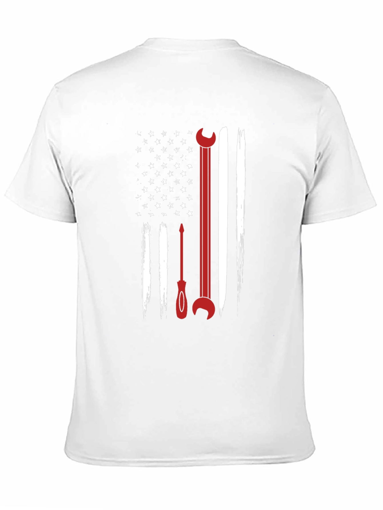 American Flag Mechanic T-Shirt