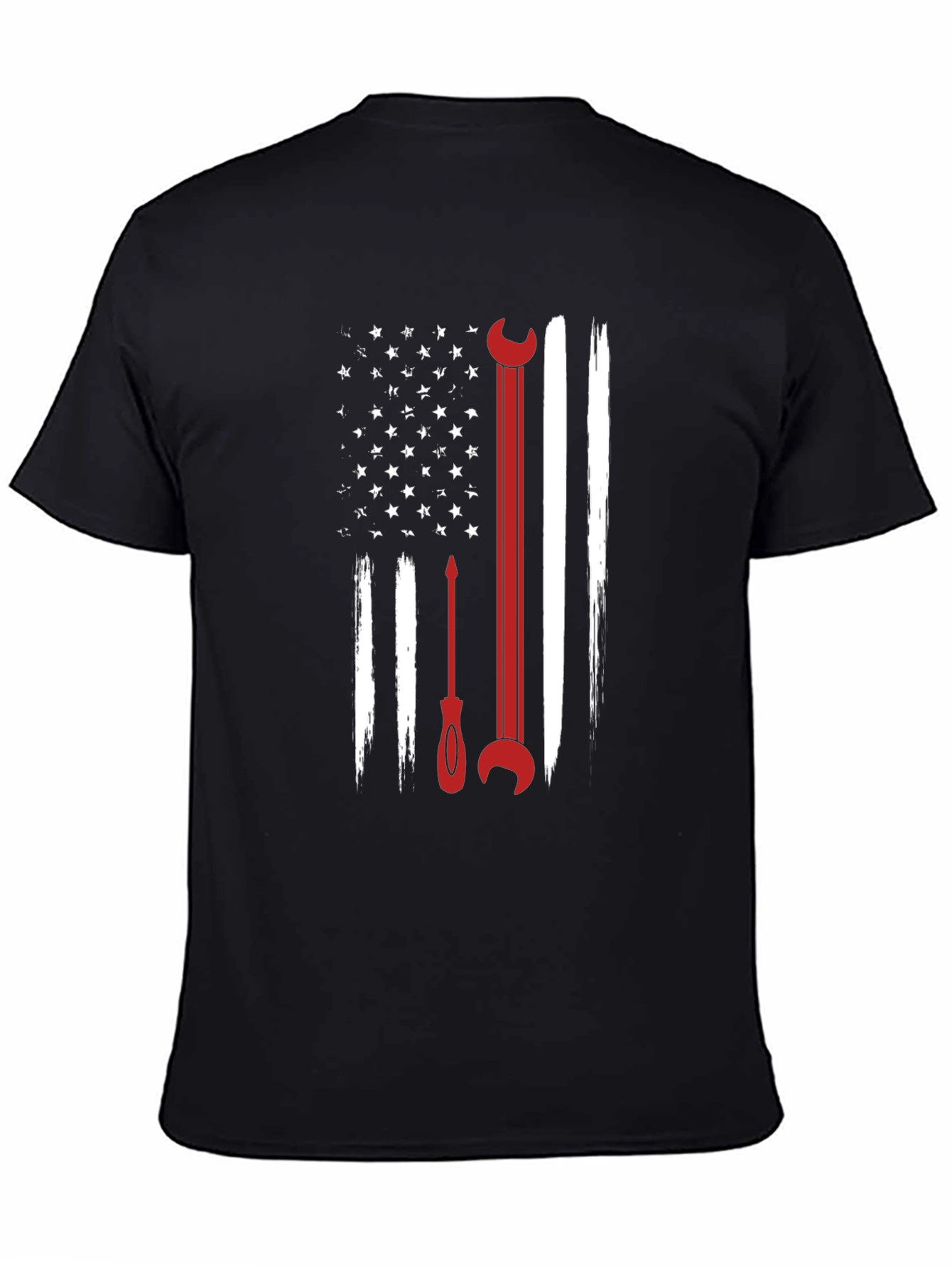 American Flag Mechanic T-Shirt