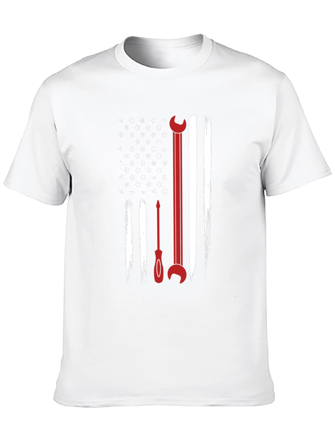American Flag Mechanic T-Shirt