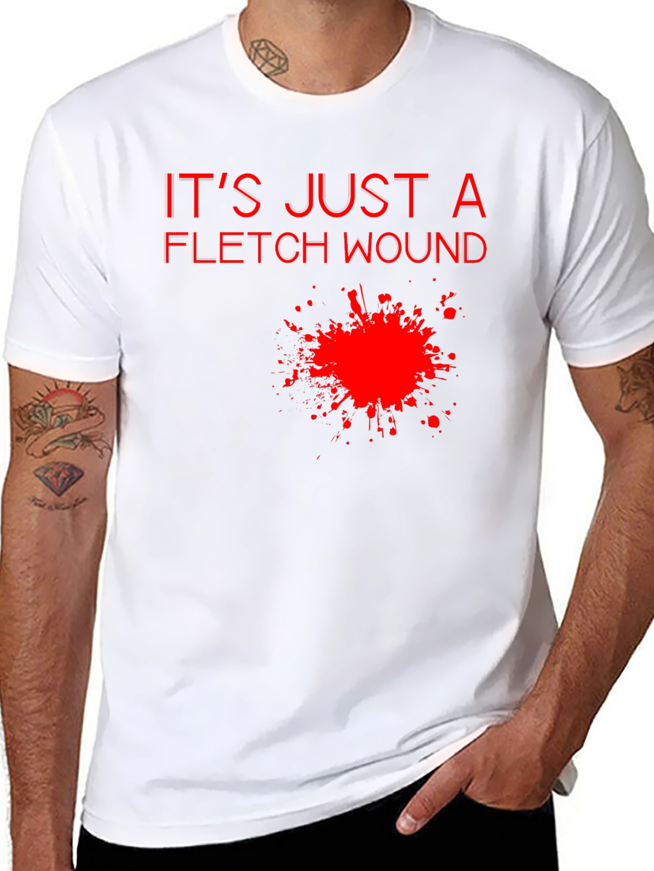 Its Just a Fletch Wound T-Shirt