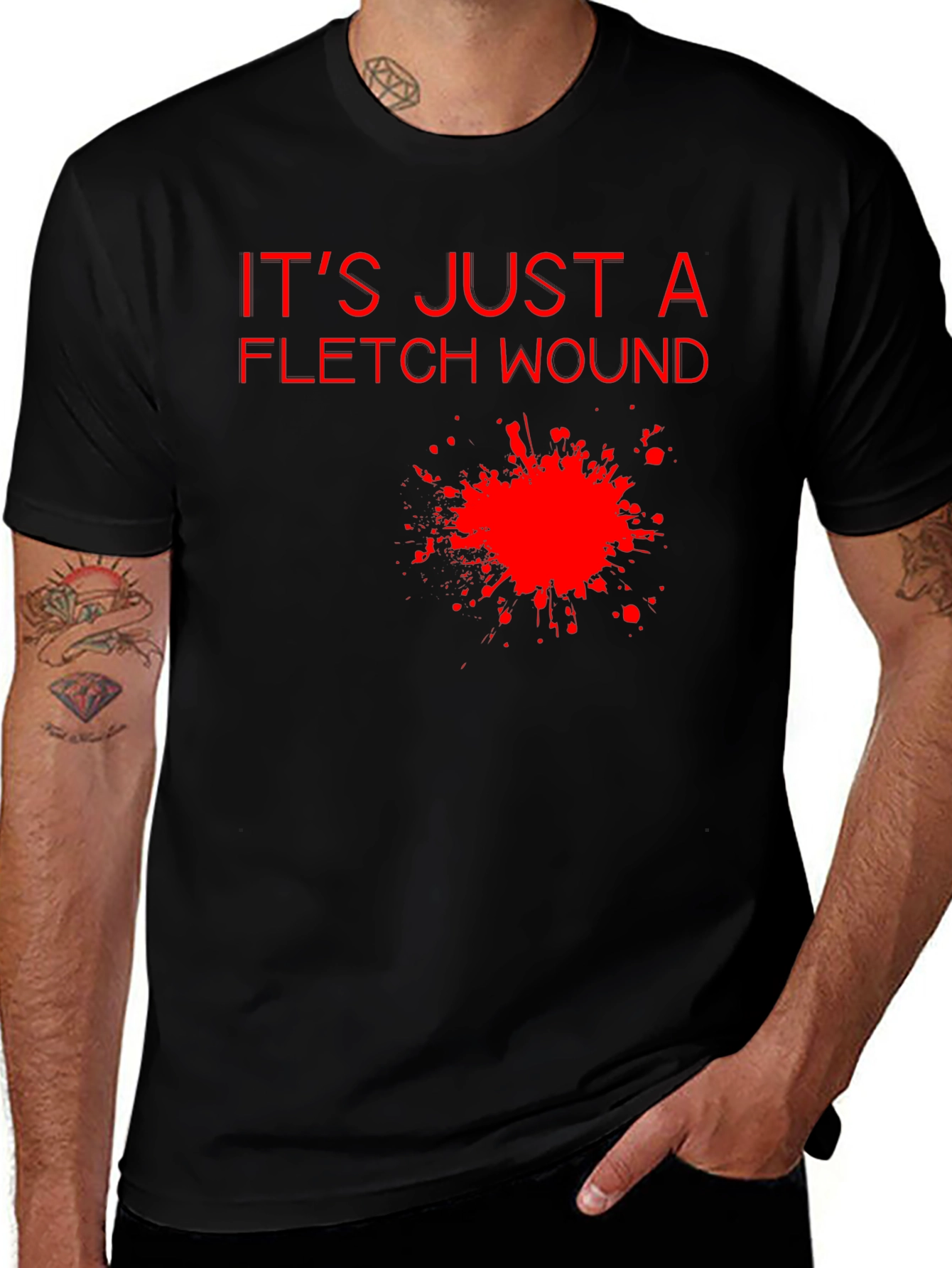 Its Just a Fletch Wound T-Shirt