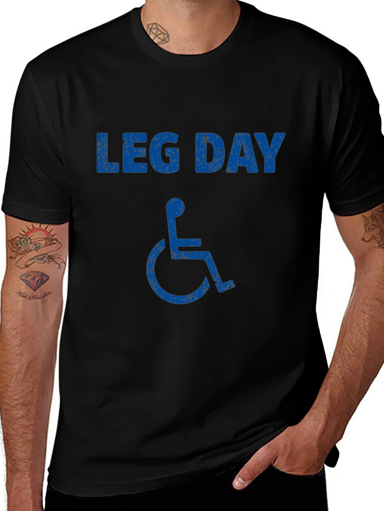 Leg Day Wheelchair T-Shirt
