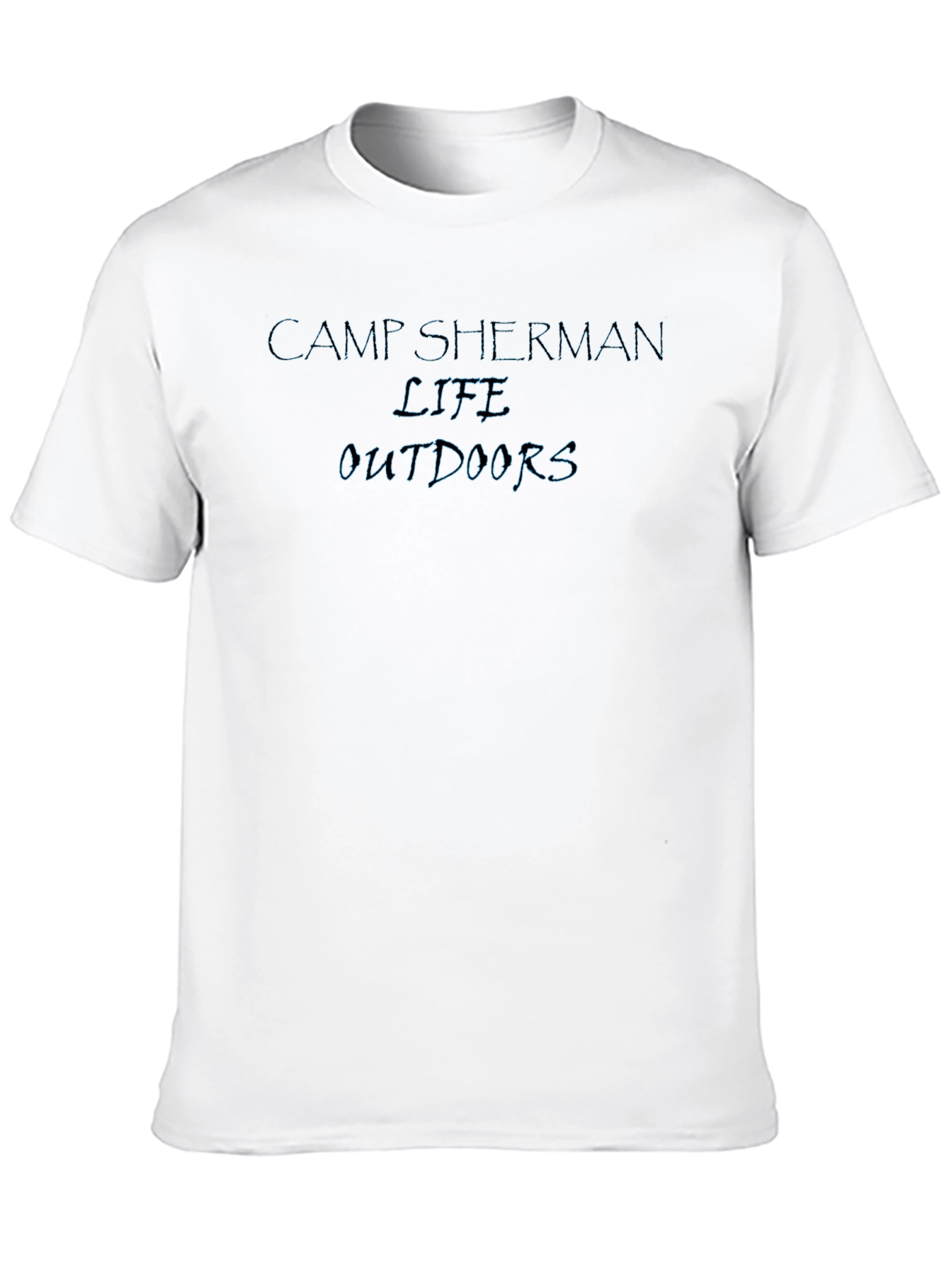 Camp Sherman Life Outdoors Black T-Shirt