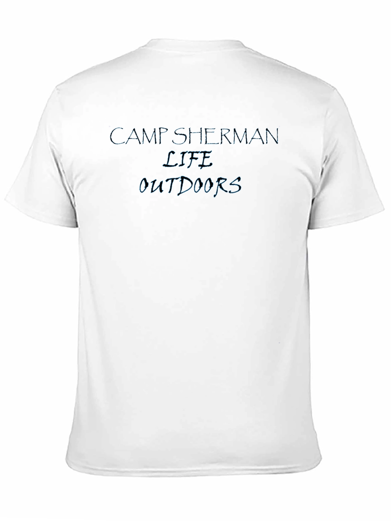 Camp Sherman Life Outdoors Black T-Shirt