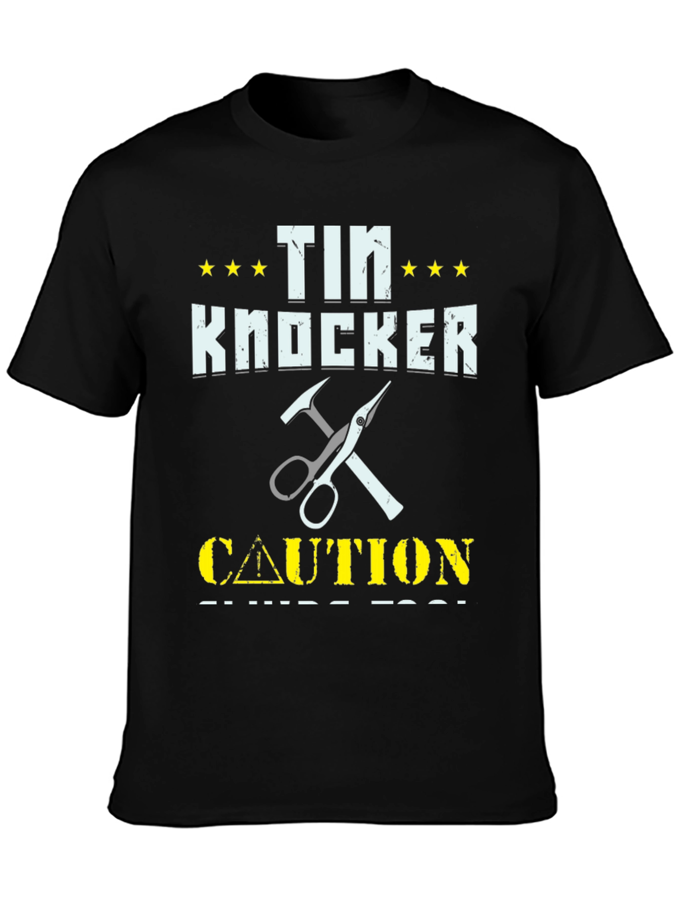 Tin Knocker Caution T-Shirt