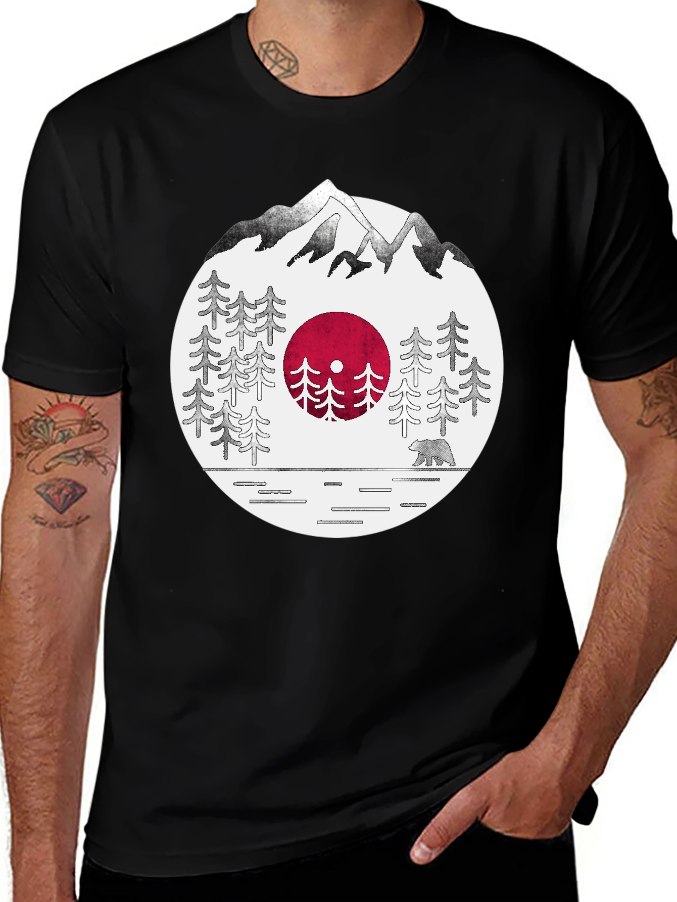 Mountain Vinyl Graphic Tee