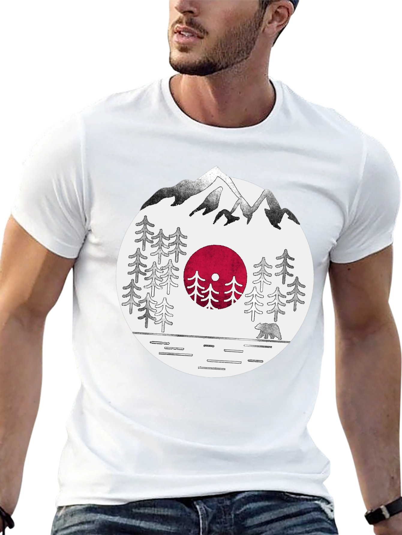 Mountain Vinyl Graphic Tee
