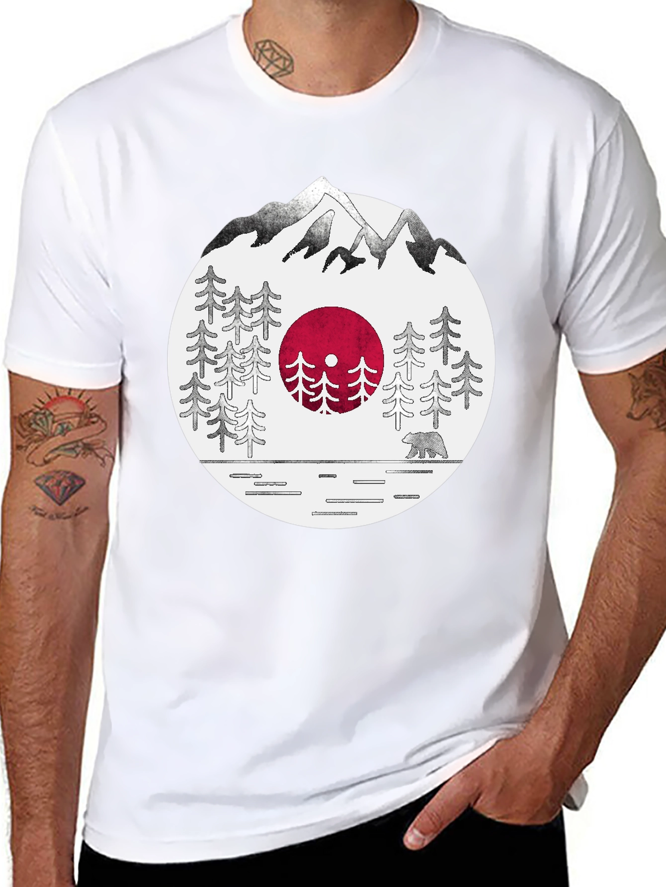 Mountain Vinyl Graphic Tee