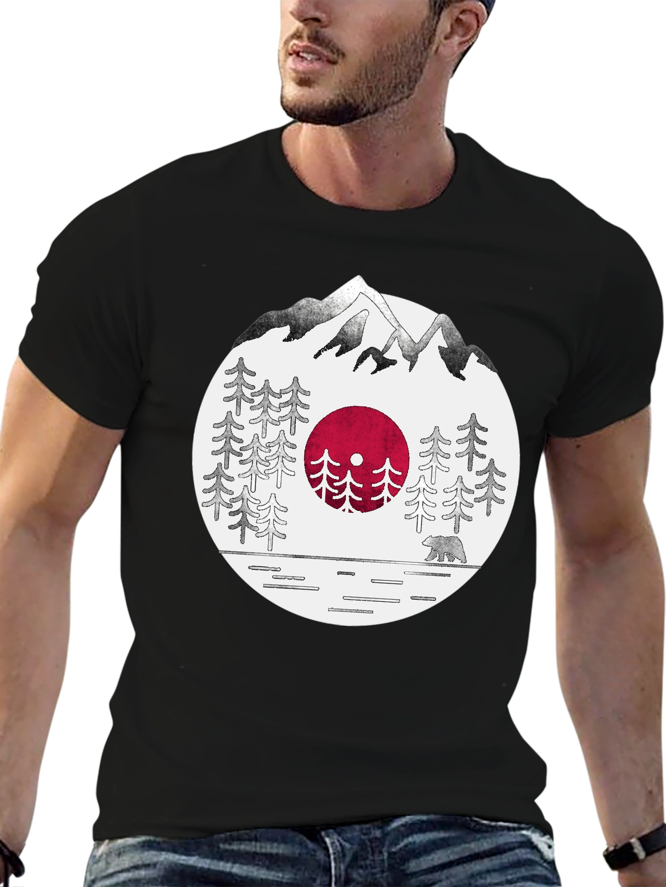 Mountain Vinyl Graphic Tee