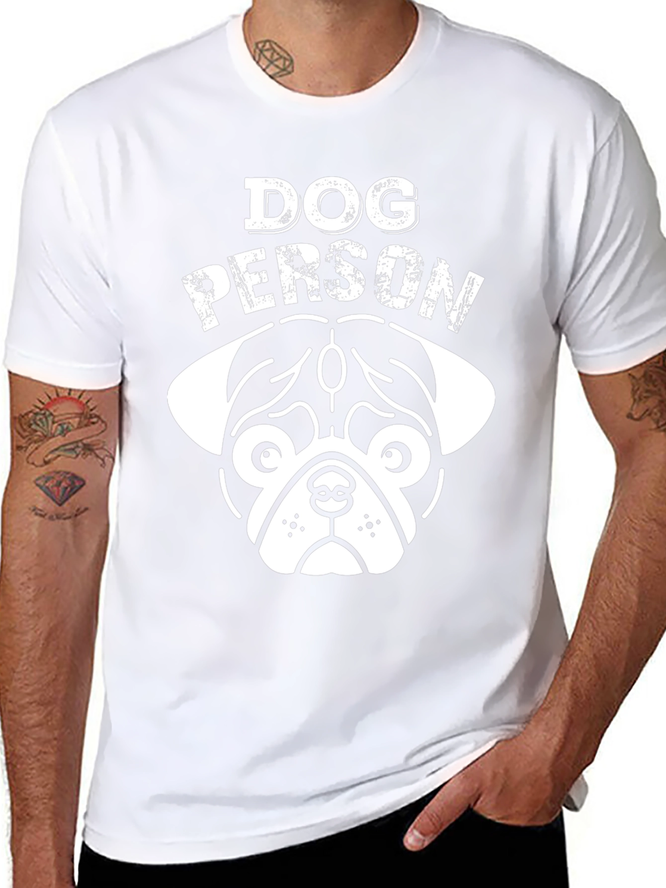Dog Person Black Graphic Tee