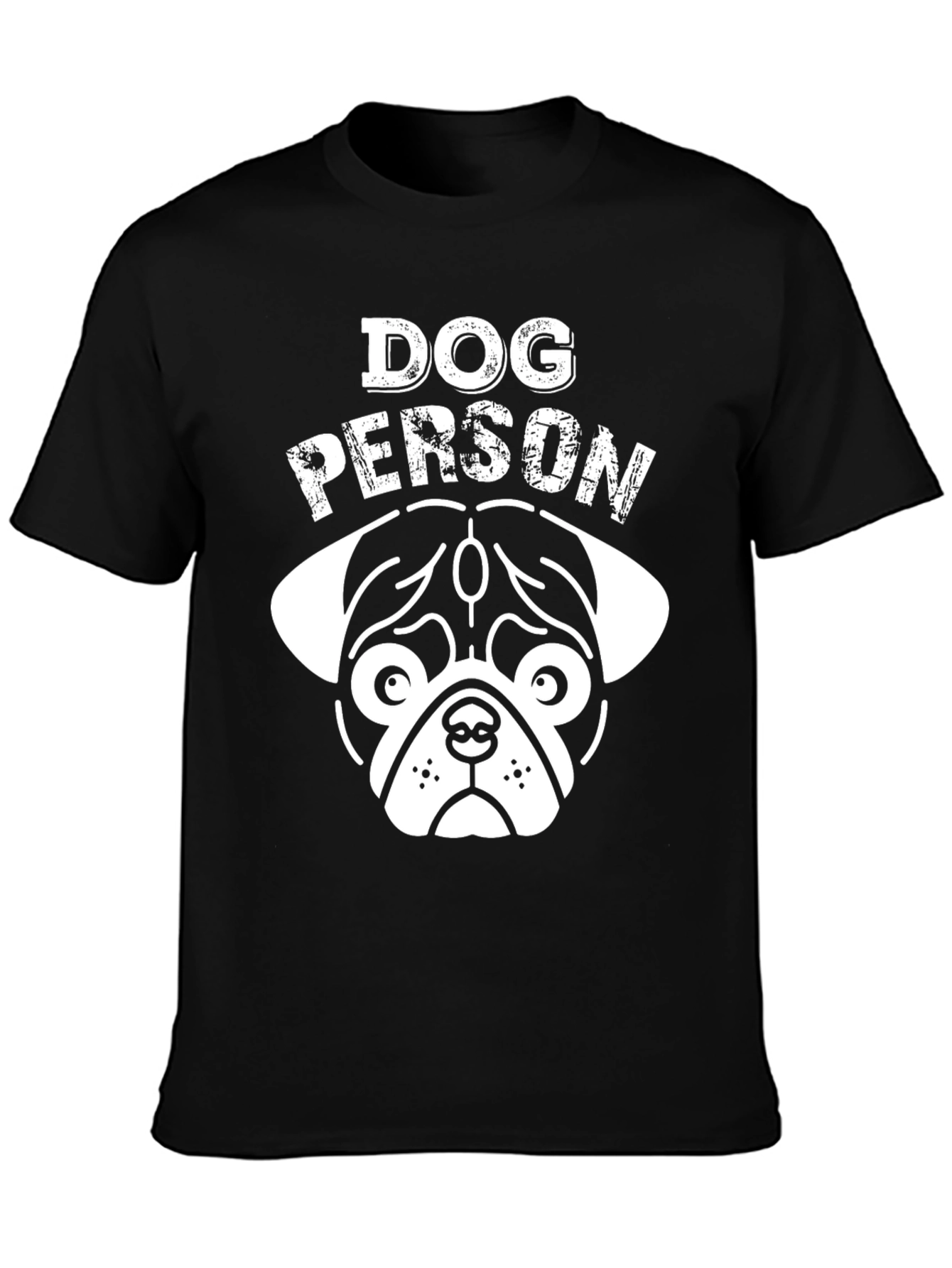 Dog Person Black Graphic Tee