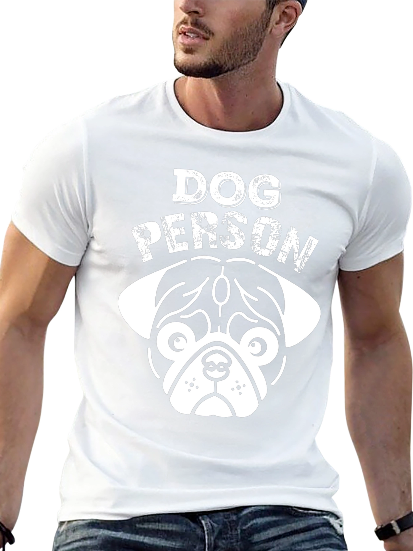 Dog Person Black Graphic Tee