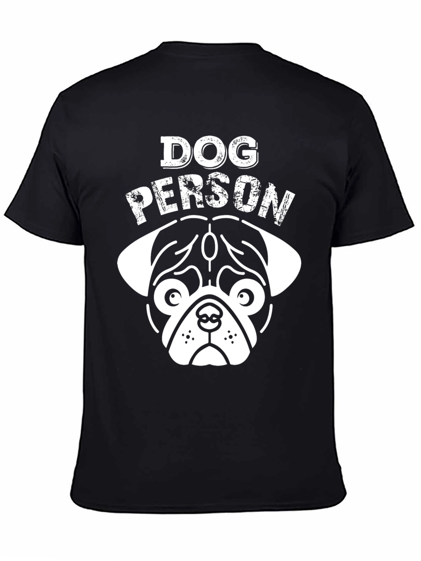 Dog Person Black Graphic Tee