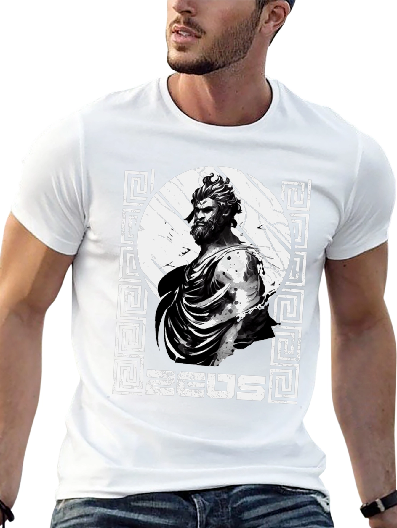 Zeus Graphic Tee - Greek Mythology T-Shirt