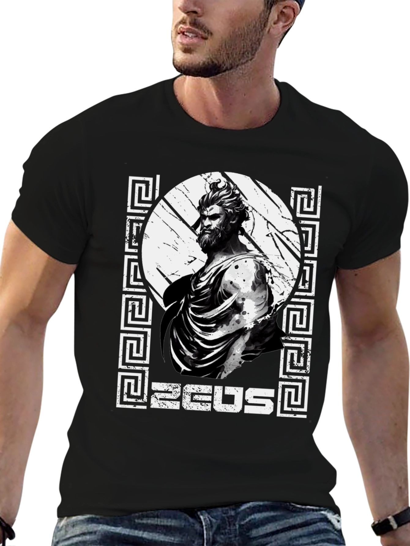 Zeus Graphic Tee - Greek Mythology T-Shirt