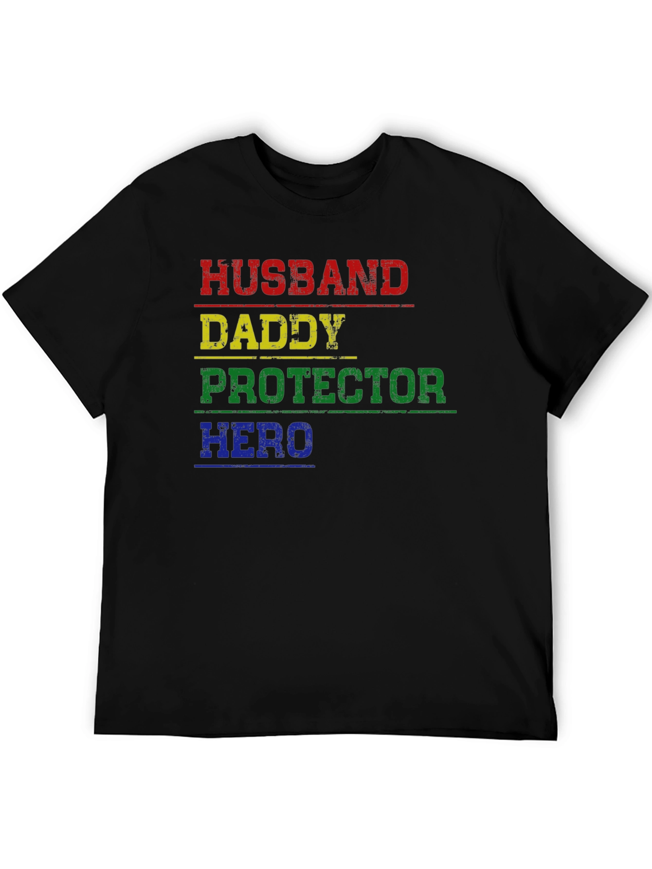 Husband Daddy Protector Hero T-Shirt