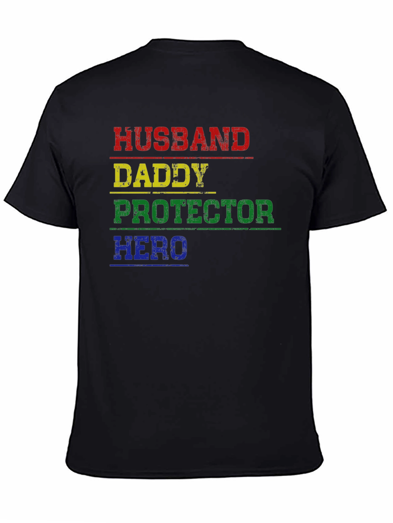 Husband Daddy Protector Hero T-Shirt