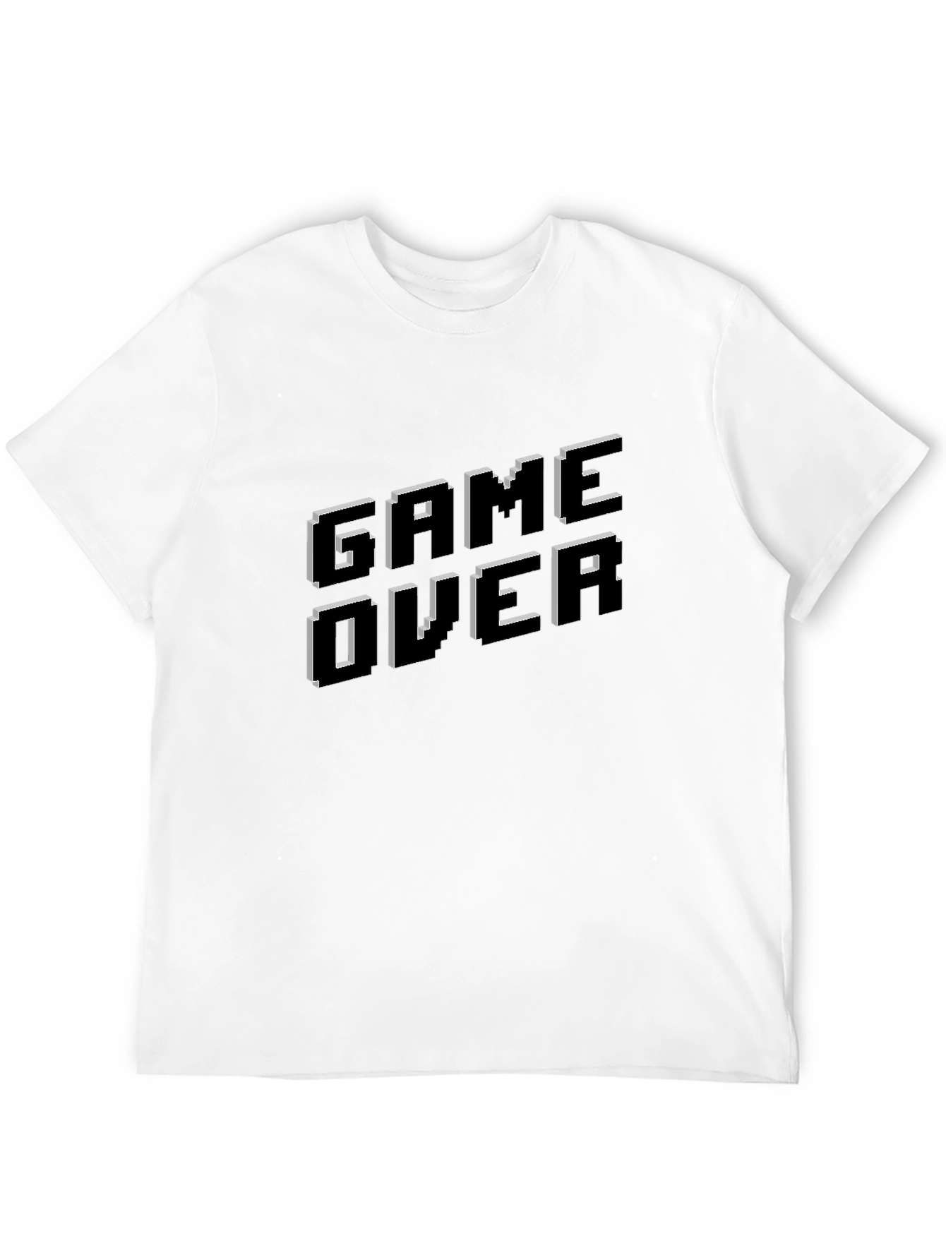 Game Over T-Shirt - Classic Pixelated Design