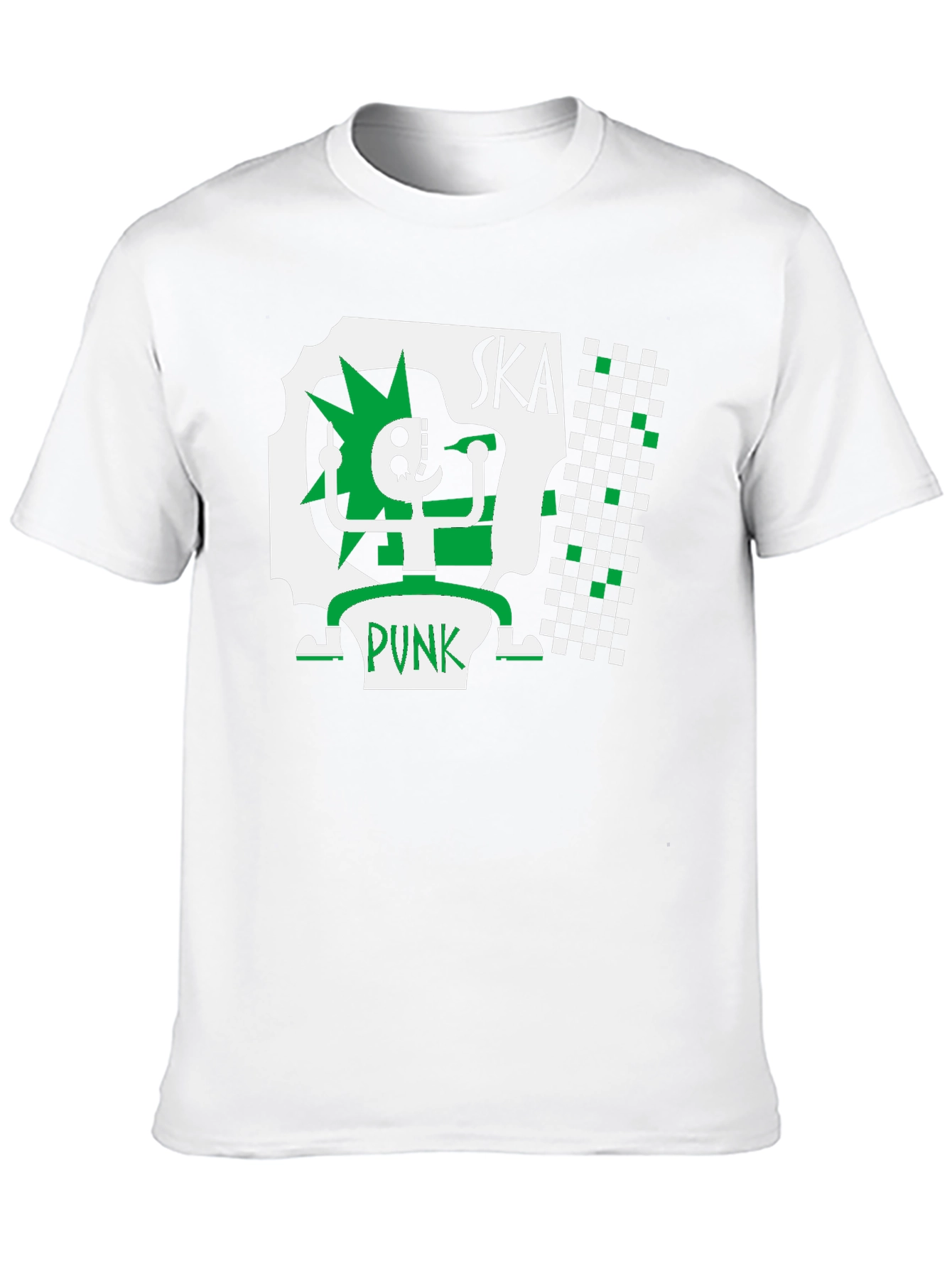 Ska Punk Graphic Tee - Black Cotton T-Shirt