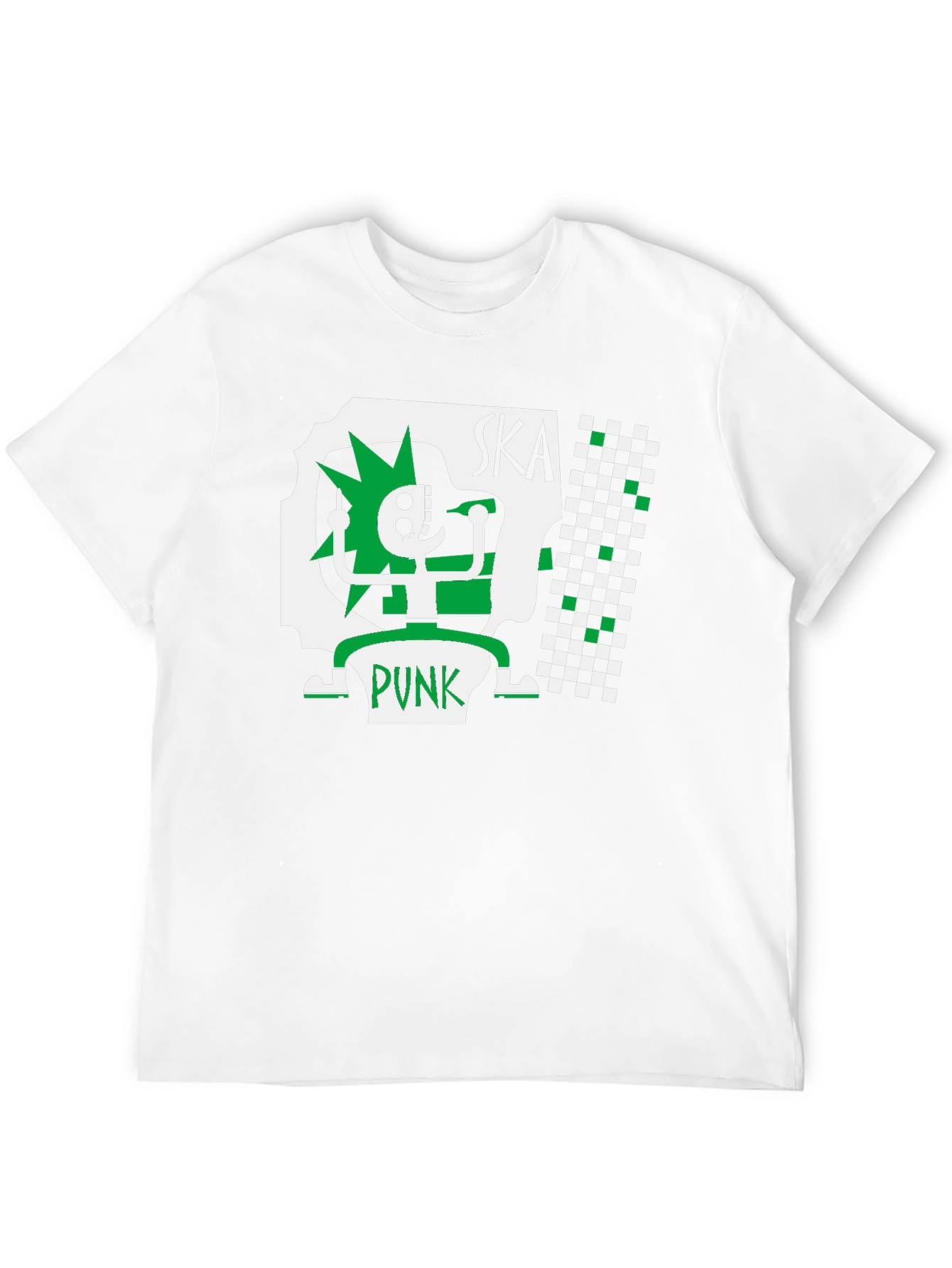 Ska Punk Graphic Tee - Black Cotton T-Shirt