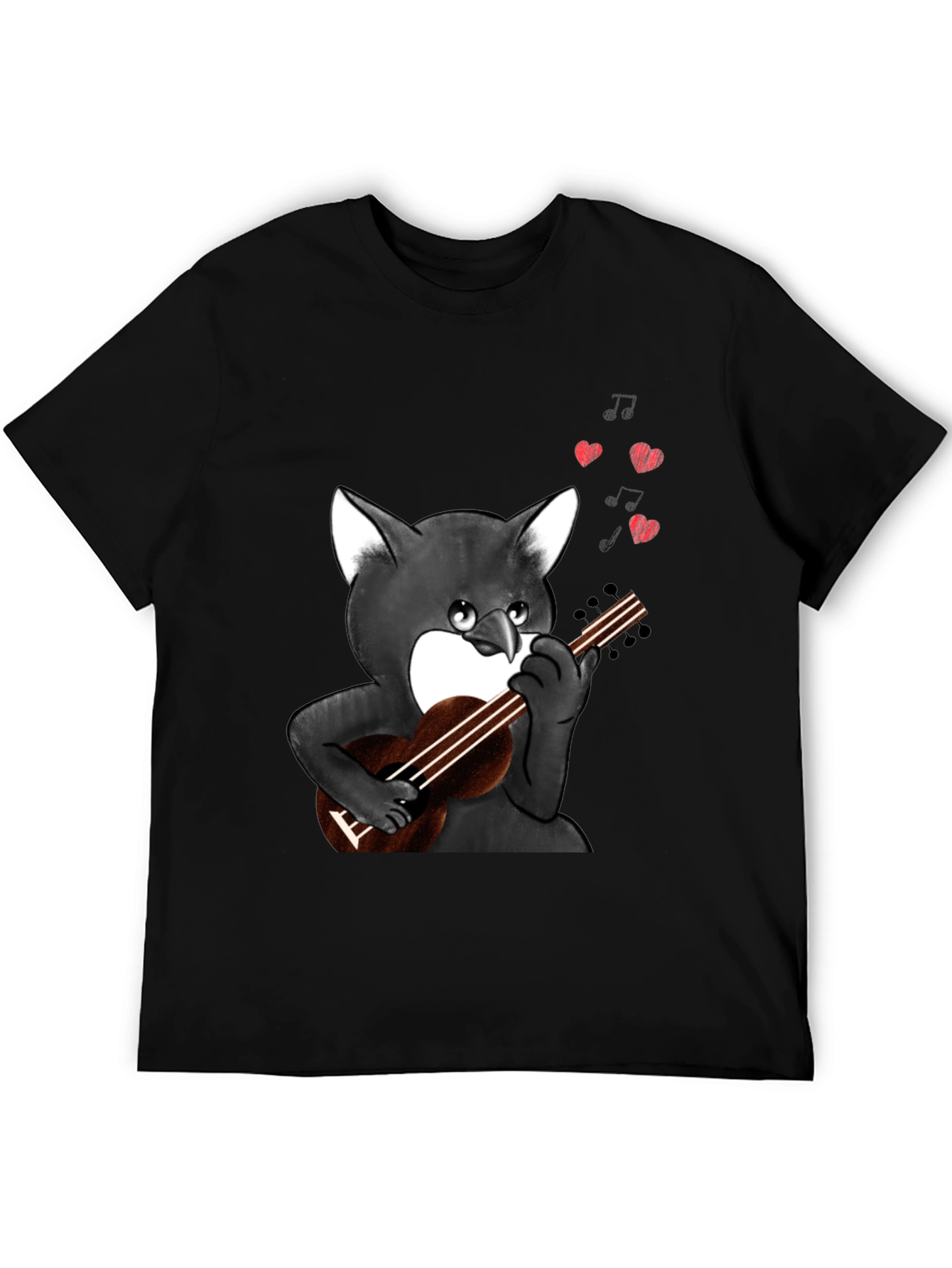 Cat Lover T-Shirt - Ukulele Serenade