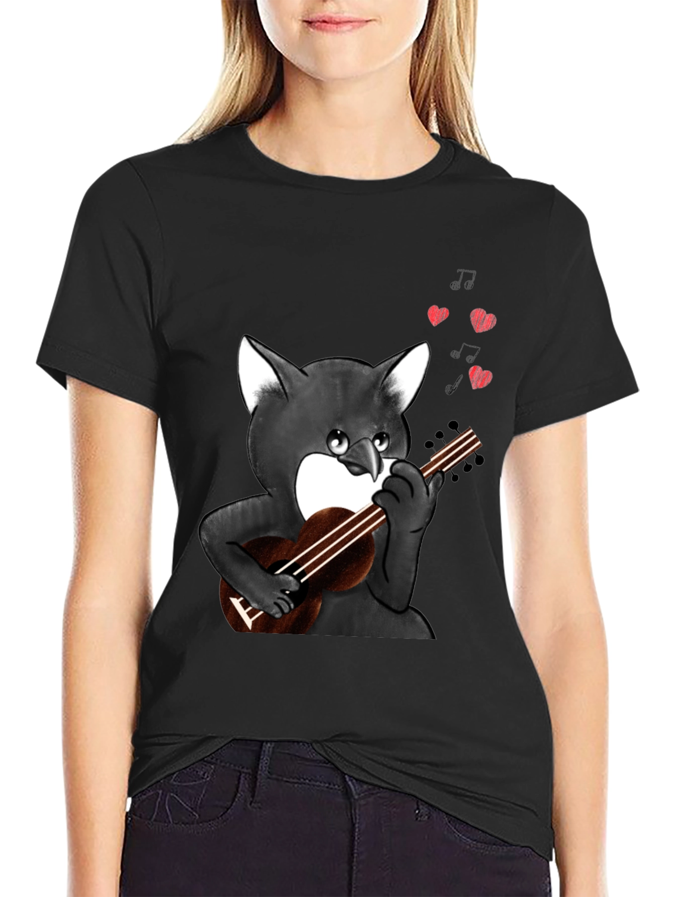 Cat Lover T-Shirt - Ukulele Serenade